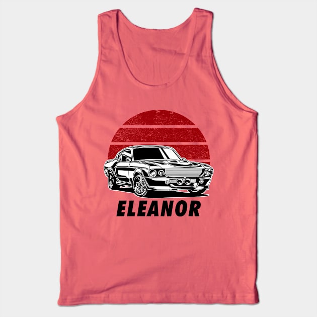 Mustang 1967 Eleanor Tank Top by mirailecs